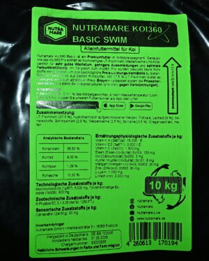 Nutramare Koi360 Basic Swim 10 Kg 4,5mm